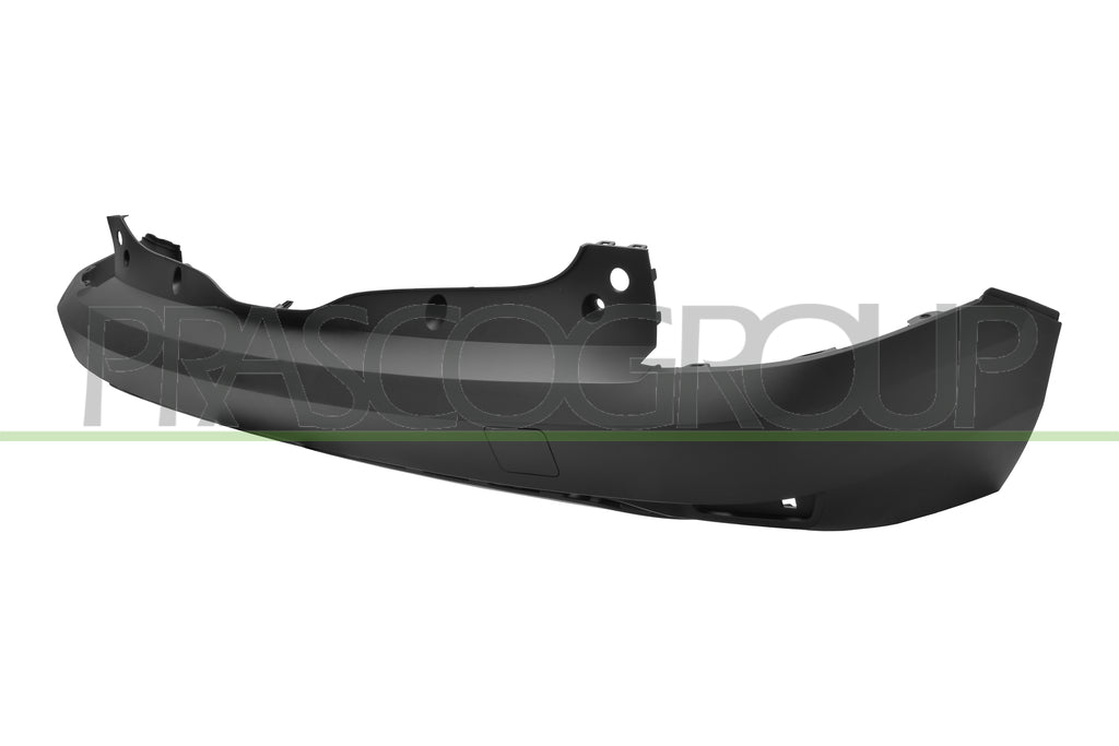 paraurti posteriore nero goffrato con tappo coprigancio con tracce pdc e park assist dacia jogger 2021 2025 da7601051