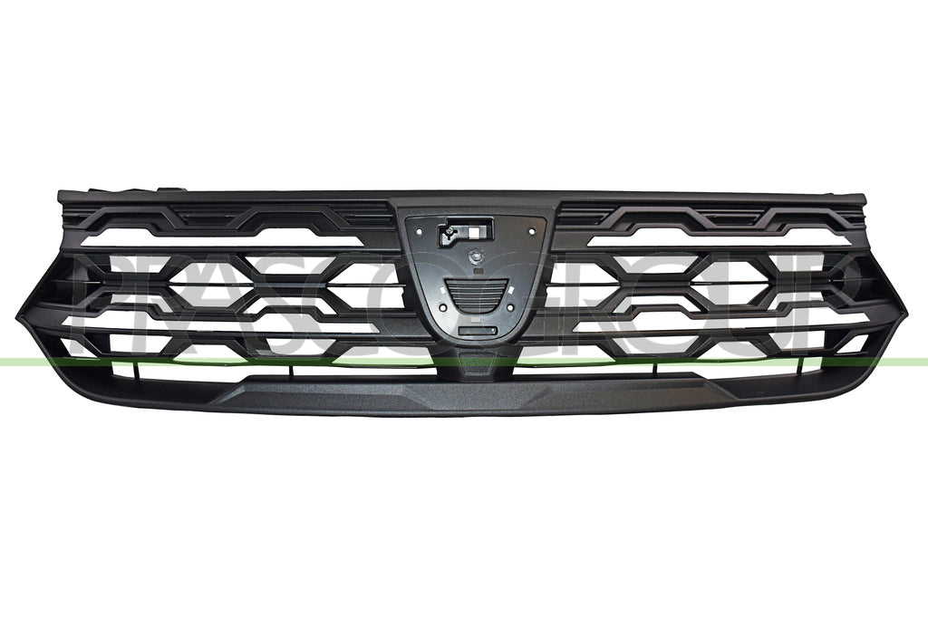griglia radiatore nera goffrata con modanatura cromata dacia jogger 2021 da7602001