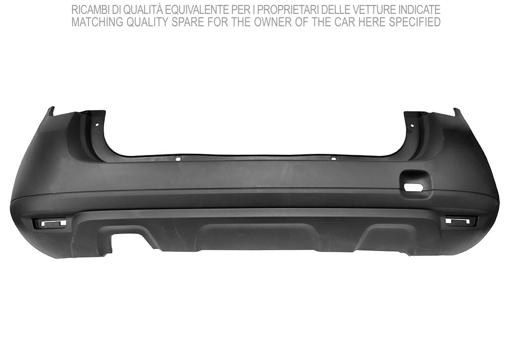 paraurti posteriore parzialmente primerizzato dacia duster 2013 2017 da8201051