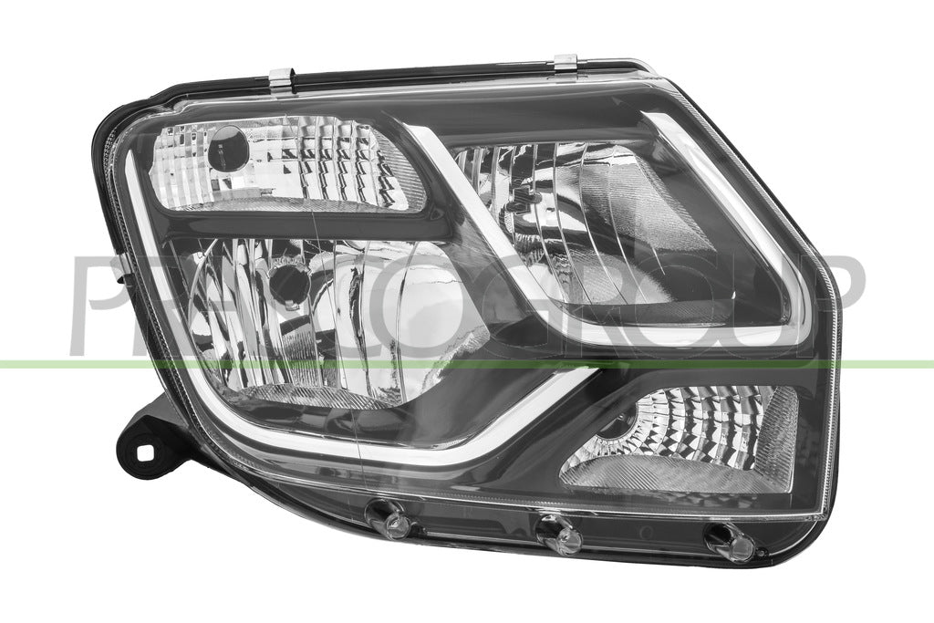 proiettore destro h1 h7 senza cavi di regolazione con luce diurna dacia duster 2013 2017 da8224913aq