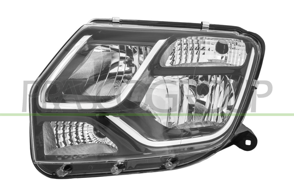 proiettore sinistro h1 h7 senza cavi di regolazione con luce diurna dacia duster 2013 2017 da8224914aq