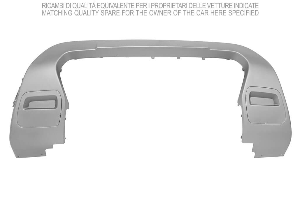 modanatura paraurti anteriore centrale argento dacia duster 2018 da8241245