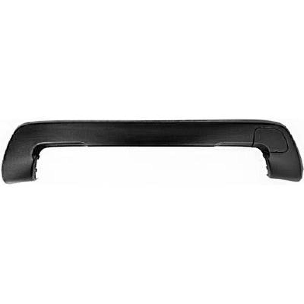 modanatura paraurti posteriore centrale nera goffrata con tappo copri gancio traino dacia duster 2018 da8241265