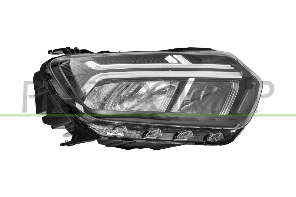 proiettore destro h1 elettrico con motore con bordo cromato led dacia duster 2021 da8264905