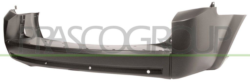 paraurti posteriore con primer con fori pdc mod dodge grand caravan chrysler dodge grand voyager 2008 2011 dg0111061