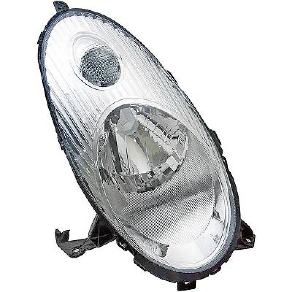 proiettore destro h4 elettrico senza motore nero nissan micra k12 2005 2007 ds0114813