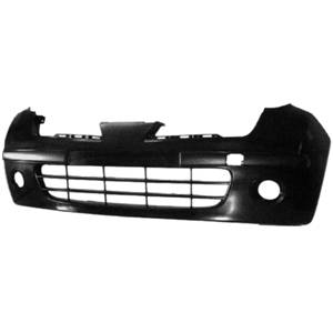 paraurti anteriore nero con sede fendi nissan micra k12 2005 2007 ds0121011
