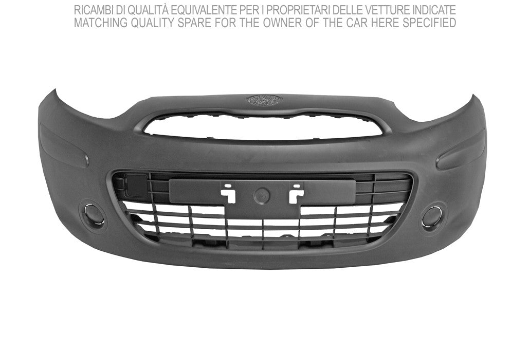 paraurti anteriore con primer con tracce fendi con tracce park assit nissan micra k13 2010 2013 ds0141011