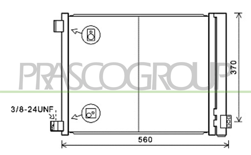 condensatore nissan micra k13 2010 2013 ds014c001