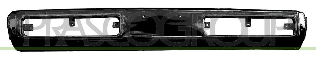 paraurti centrale anteriore grigio scuro mod 93 96 nissan terrano pathfinder king cab 2wd 4dw 1986 1997 ds2711022