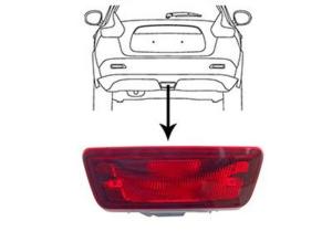 retronebbia centrale senza portalampada nissan juke 2011 2014 ds7024350