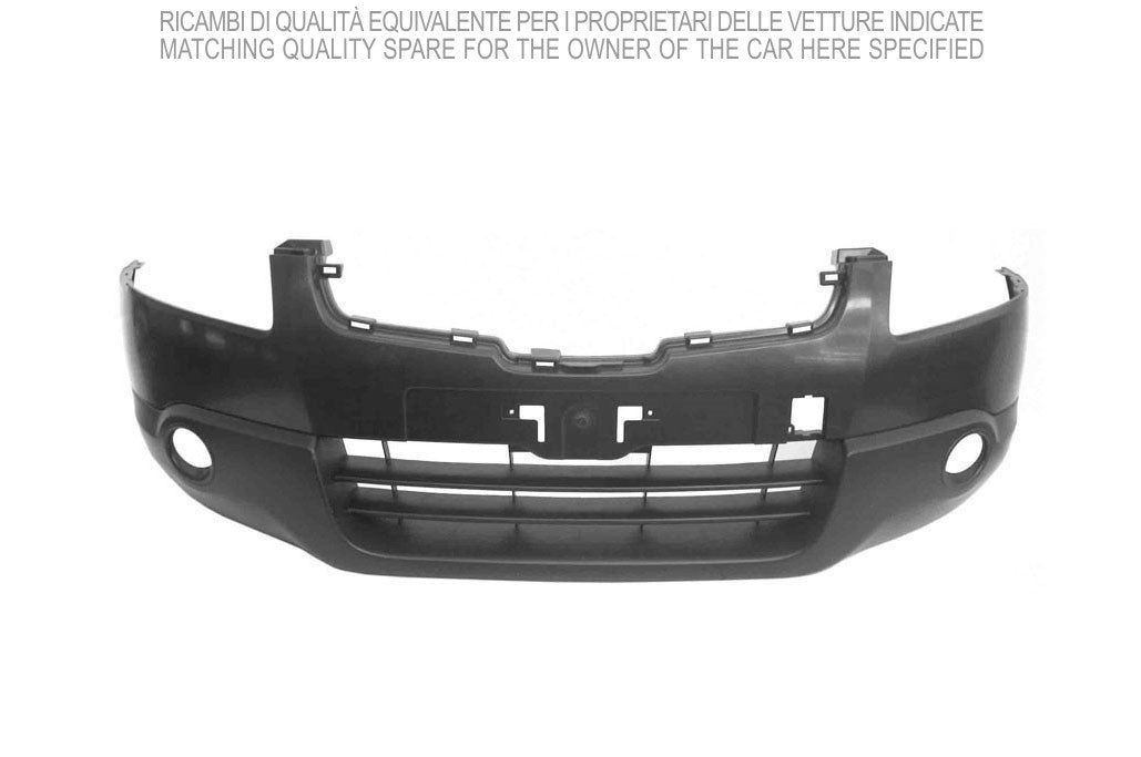 paraurti anteriore nero liscio da primerizzare con tracce lavafari nissan qashqai 2006 2010 ds7101011