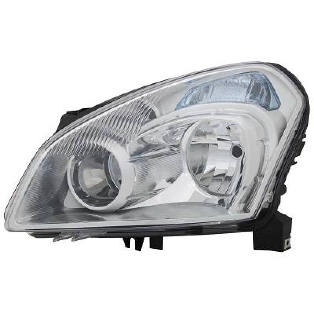 proiettore sinistro h7 h7 elettrico con motore nissan qashqai 2006 2010 ds7104914