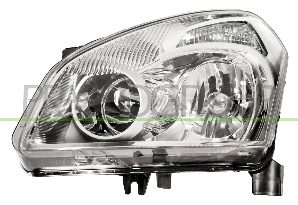 proiettore sinistro xenon d2r h7 elettrico senza motore cromato nissan qashqai 2006 2010 ds7104934
