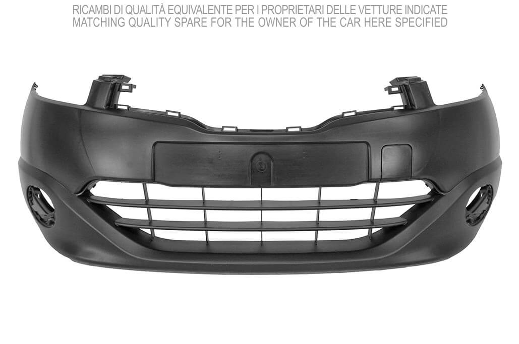paraurti anteriore mascherato con primer con tracce lavafari nissan qashqai 2010 2013 ds7111021