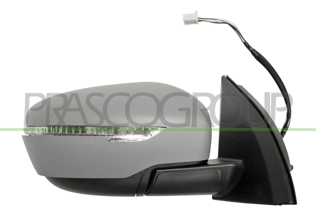 retrovisore destro elettrico con primer termico con fanale convesso 7 pins nissan qashqai 2014 2017 ds7127313