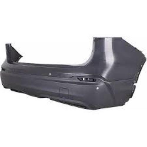 paraurti posteriore nero liscio da primerizzare parzialmente con fori pdc con tappo copri gancio traino mod visia acenta nissan qashqai j11 2017 2021 ds7131060
