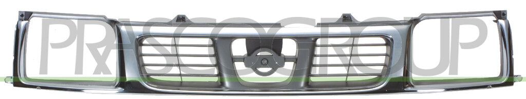 griglia radiatore cromata grigio argento nissan navara king cab 1997 2001 ds8102001
