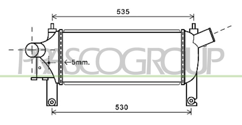 intercooler nissan navara pathfinder d40 2005 2010 ds814n001