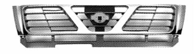 griglia radiatore cromata grigio scuro nissan patrol y61 1997 2001 ds8602001