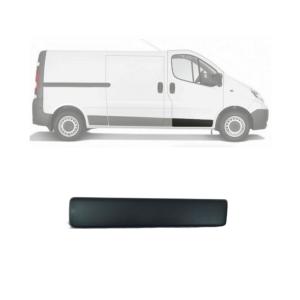 modanatura porta anteriore destra nera goffrata con clips nissan primastar 2007 2015 ds9521403