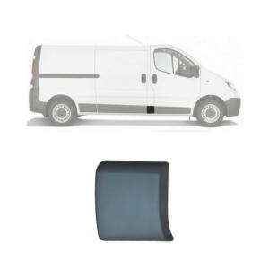 modanatura montante anteriore destro grigia goffrata con clips di fissaggio nissan primastar 2007 2015 ds9521415