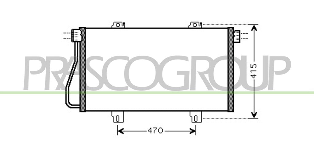 condensatore nissan interstar 1999 2003 ds958c001