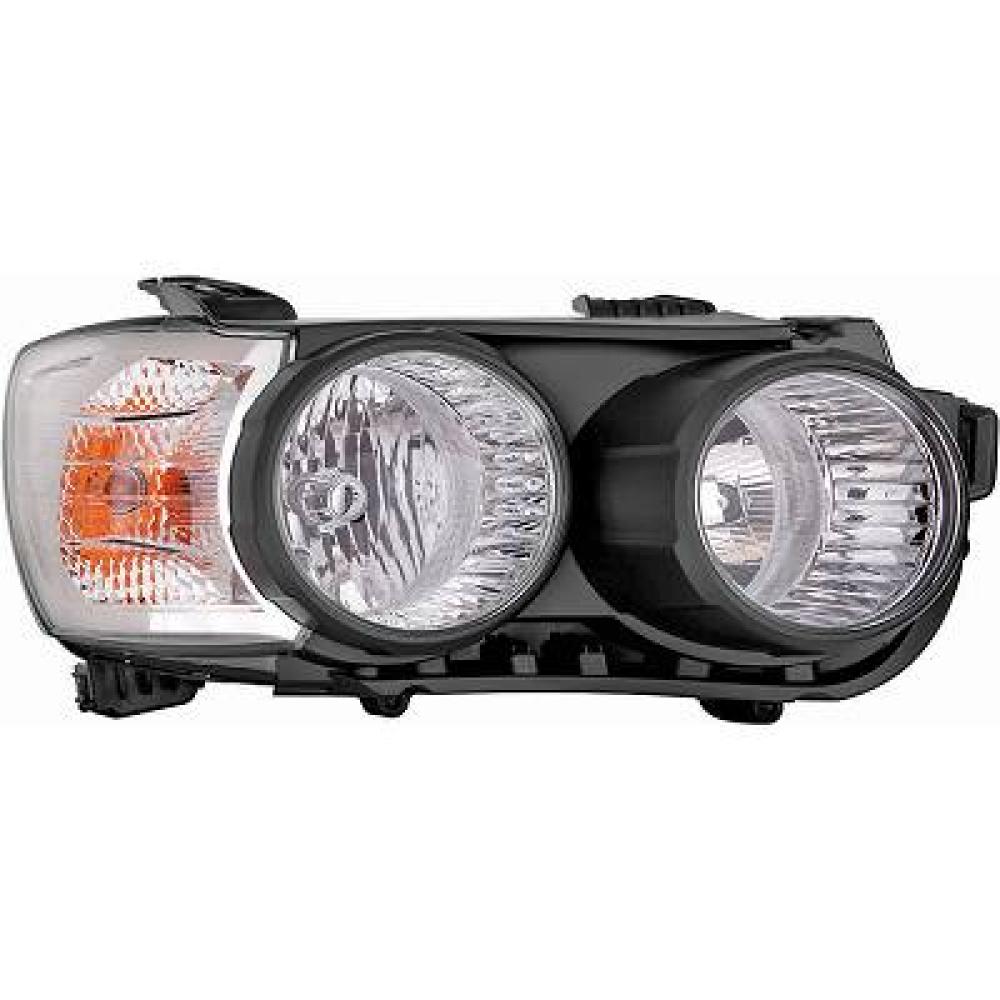 proiettore destro h7 h1 elettrico con motore con cornice faro nera chevrolet daewoo aveo 2011 2015 dw3284913