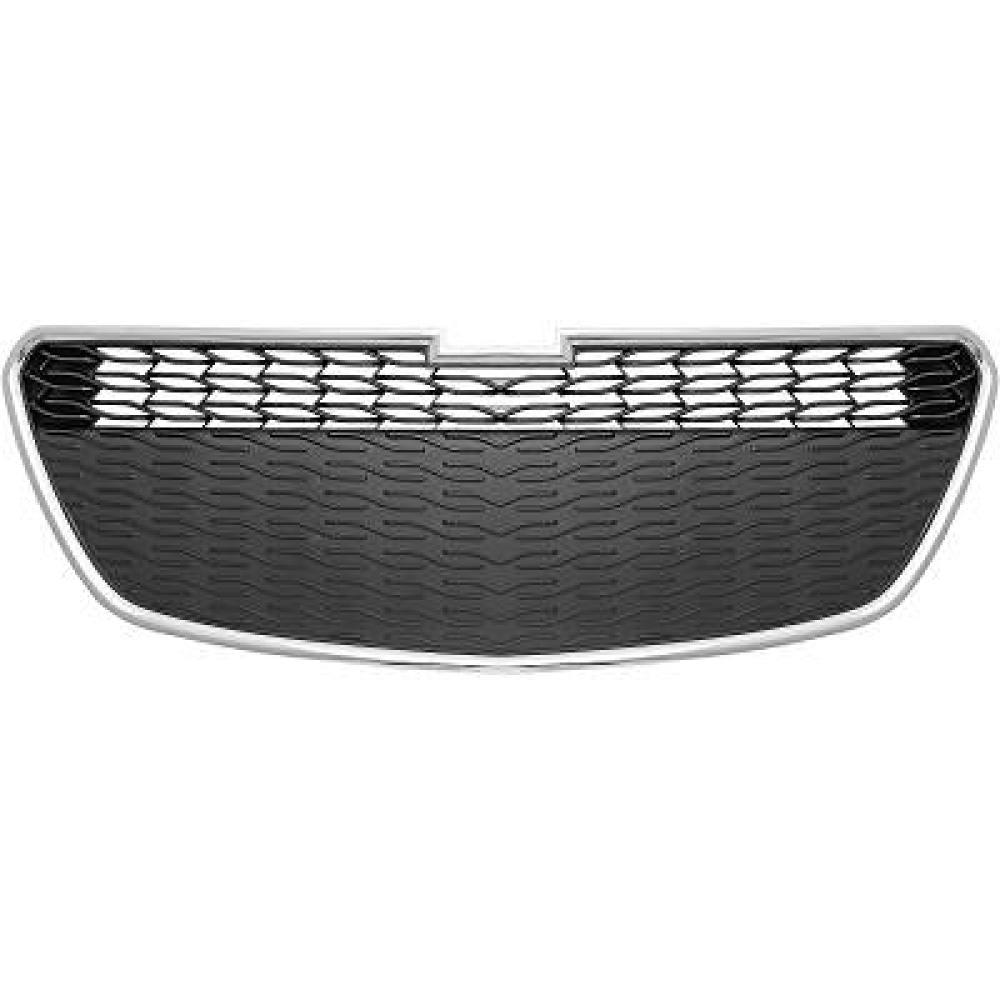 griglia radiatore inferiore nera con modanatura cromata chevrolet daewoo spark 2013 2015 95078756