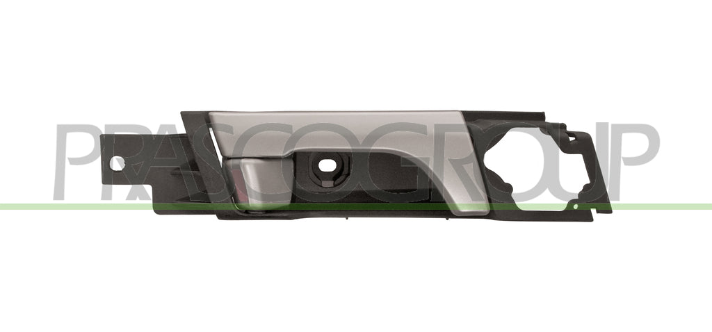 maniglia anteriore destra interna con leva argento scuro con mostrina nera chevrolet daewoo captiva 2006 2010 dw7208401