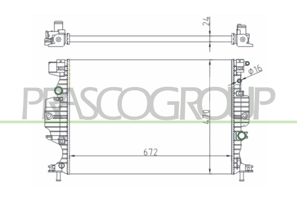 radiatore ford galaxy 2015 2019 fd082r002