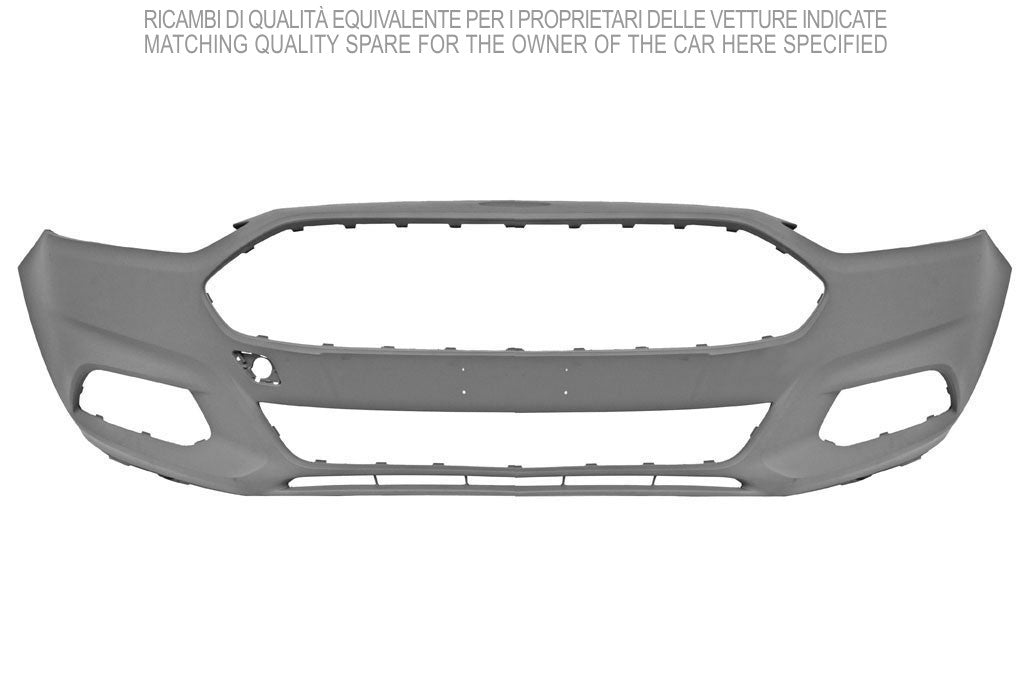 paraurti anteriore con primer con tappo copri gancio con tracce pdc park assist e lavafari con spoiler destro sinistro ford mondeo 2014 2019 fd1141001