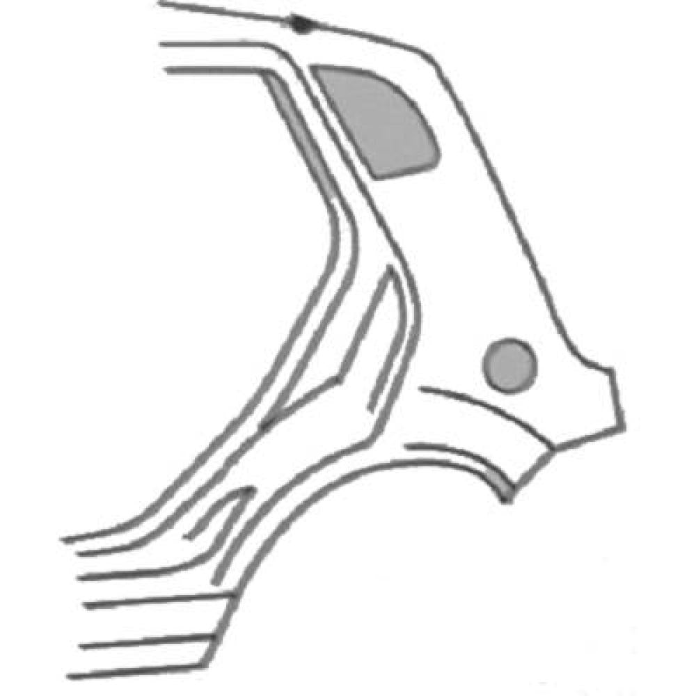 parafango posteriore sinistro mod 5 porte ford fiesta mk v 2002 2005 fd3403054