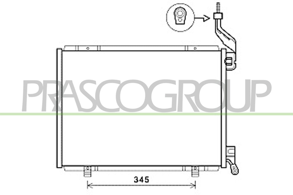 condensatore ford fiesta mk vi 2008 2012 fd344c006