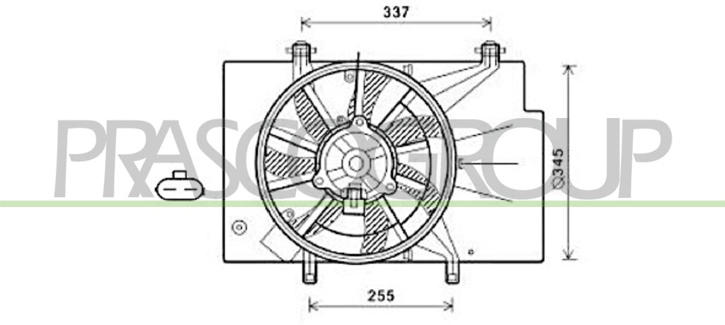 ventola ford fiesta mk vi 2008 2012 fd344f004