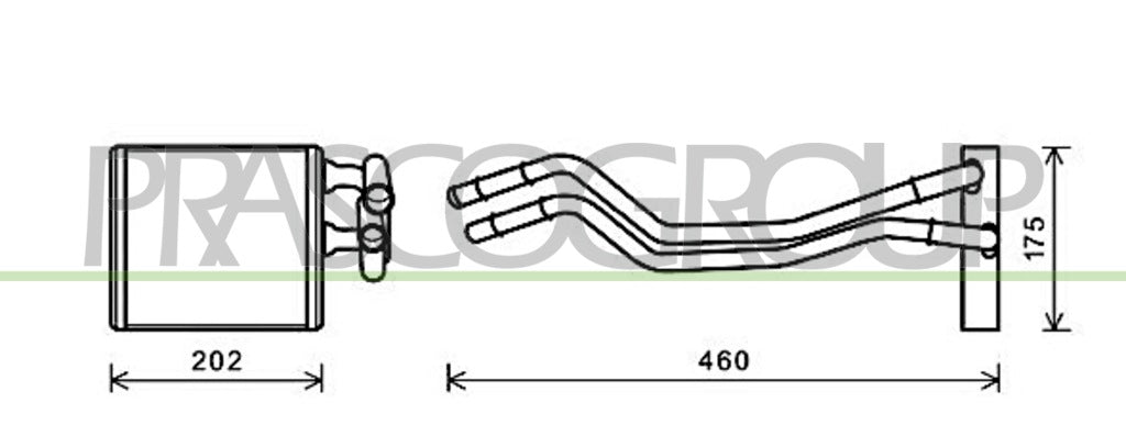 riscaldatore ford fiesta mk vi 2008 2012 fd344h001