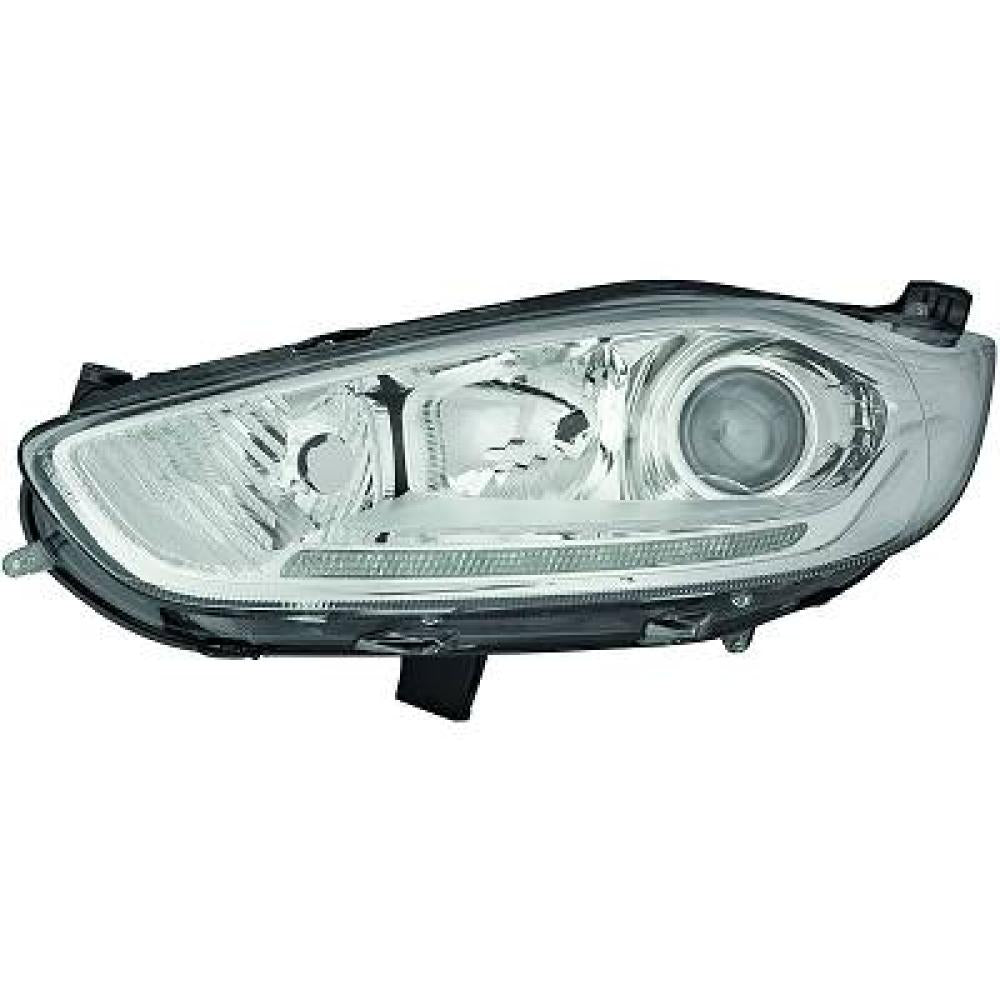 proiettore destro h1 h7 elettrico con motore led ford fiesta mk vi 2013 2017 fd3464913