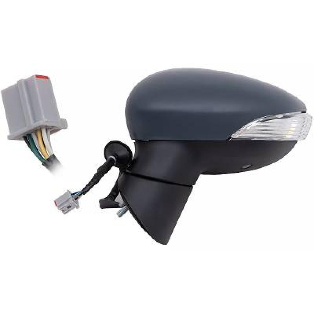 retrovisore sinistro elettrico termico con primer con fanale asferico 10h6p ford fiesta mk vi 2013 2017 fd3467324p