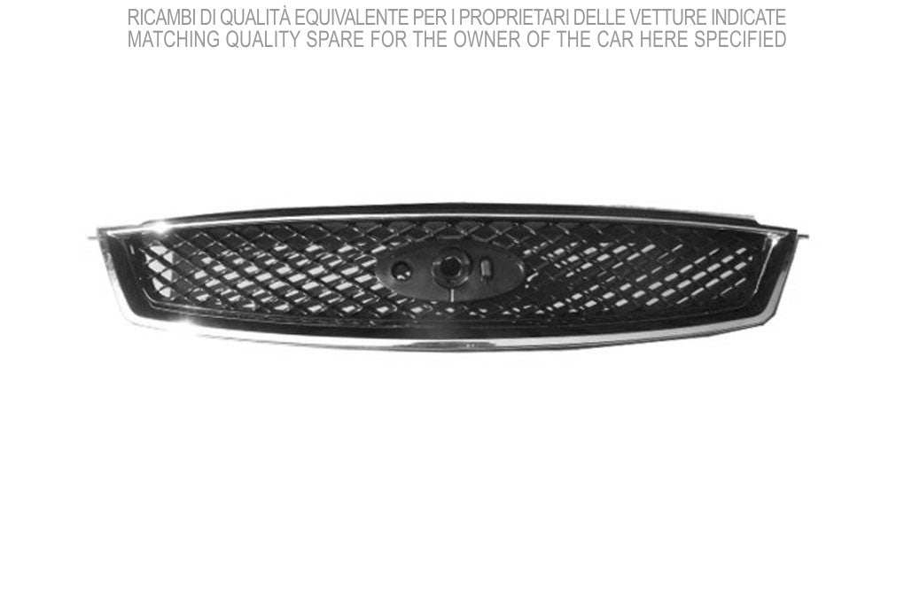 griglia radiatore grigio scuro con cornice cromata ford focus 2005 2007 fd4242011
