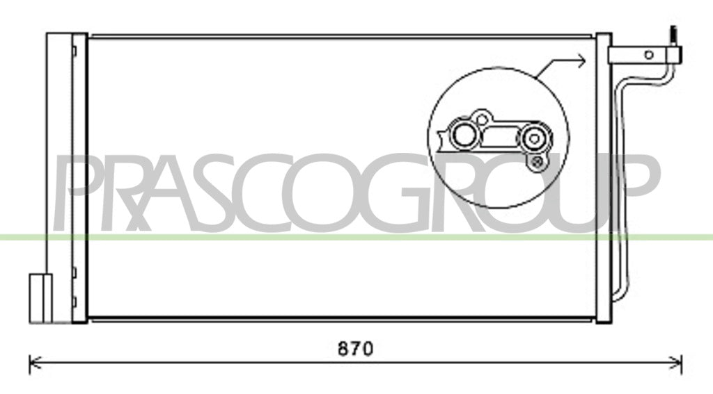 condensatore ford focus 2011 2014 fd428c001