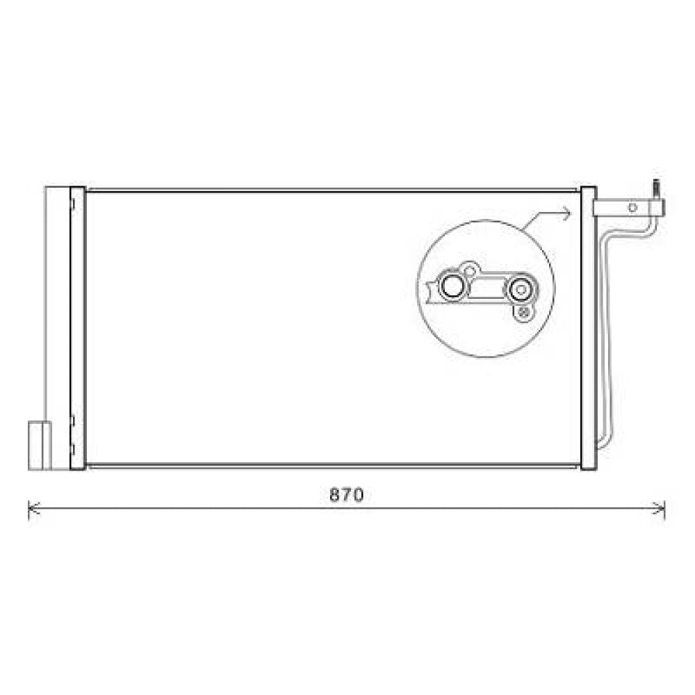 condensatore ford focus 2011 2014 1684204