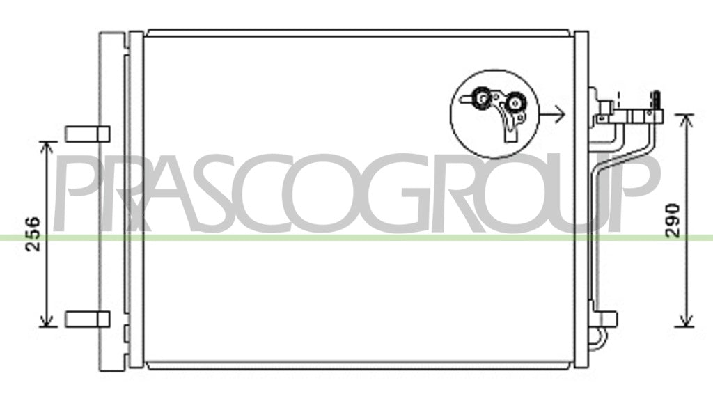 condensatore ford focus 2011 2014 fd428c003