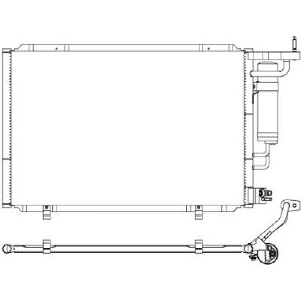 condensatore ford fiesta mk vi 2008 2012 1756414