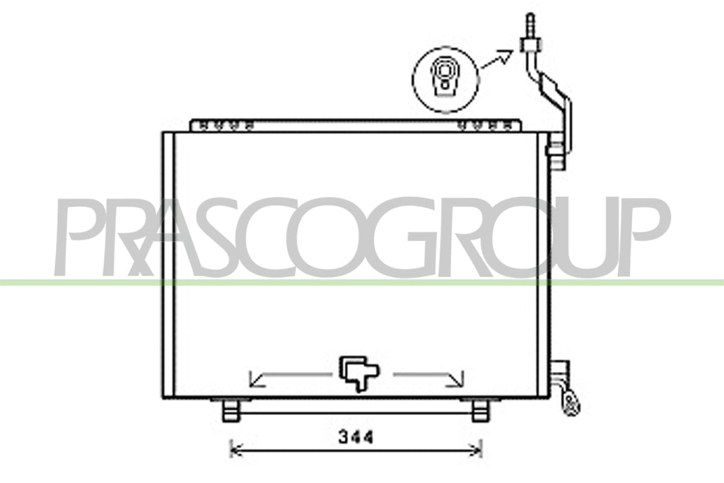 condensatore ford b max 2012 2017 fd602c008