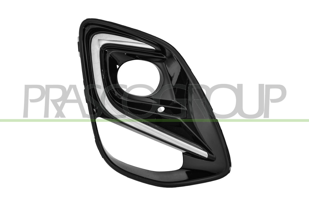 griglia destra paraurti anteriore nera lucida con sede fendi con modanatura cromata ford puma 2019 fd6202123