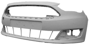 paraurti anteriore con primer con tappo copri gancio con tracce pdc park assist e lavafari ford cmax 2015 fd7211001