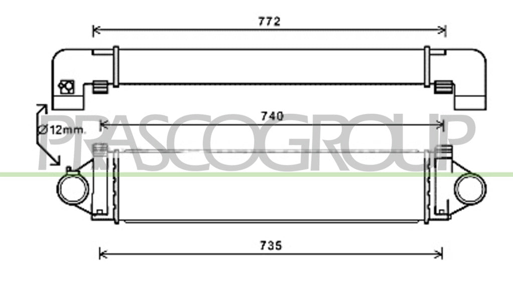 intercooler ford s max 2006 2010 fd730n002