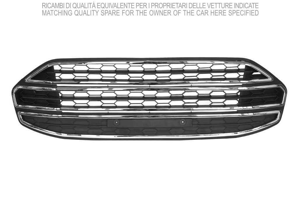 griglia paraurti anteriore centrale nera con modanatura cromata ford ecosport 2013 2017 fd7502130
