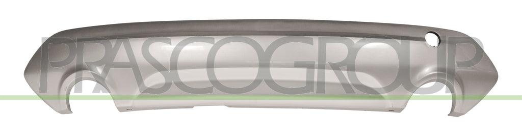 spoiler paraurti posteriore grigio argento con scarico doppio ford kuga 2016 2019 fd8041861