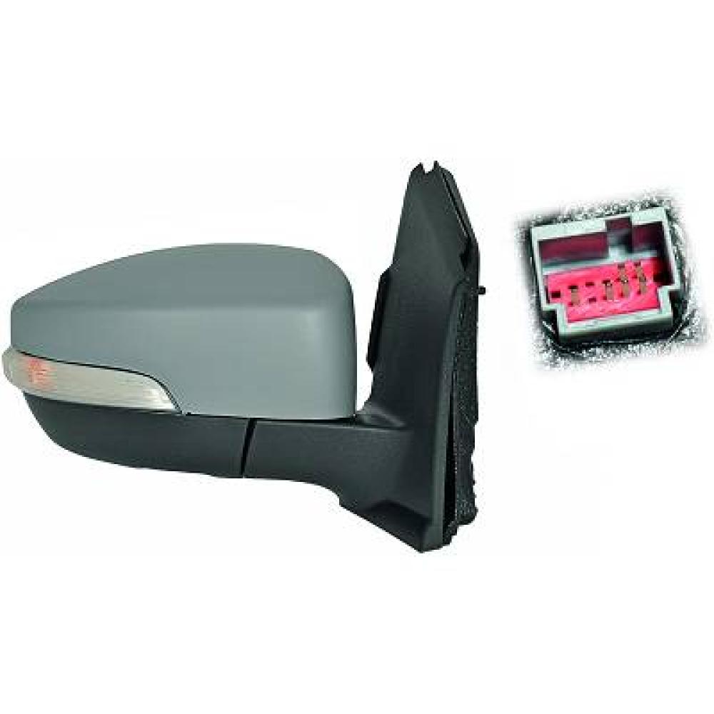 retrovisore sinistro elettrico con primer termico con fanale asferico 6 pins ford kuga 2013 2016 fd8047304